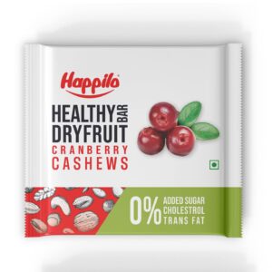 Happilo Cranberry Cashews Healthy Dry Fruit Energy