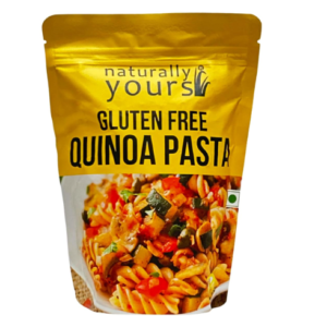 Naturally Yours Gluten Free Quinoa Pasta – 40% Quinoa | No Maida,No Onion No Garlic,100% Jain-Friendly,Preservative-Free,"Vegan | High Protein & Antioxidants | Non-Sticky Healthy Pasta | 200g Pack of 1