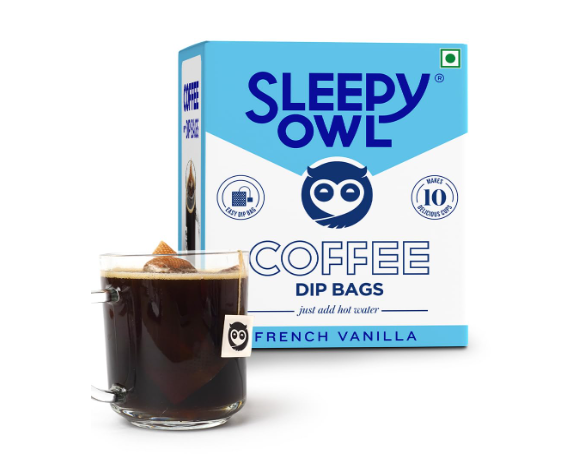 sleepy-owl-coffee-french-vanilla-coffee-dip-bags-hot-brew-coffee-5-minute-brew-no-equipment-required-100-arabica-beans-set-of-10-bags-makes-10-cups